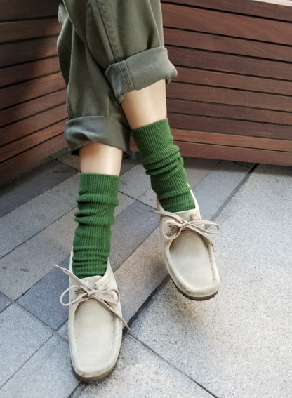 Le Bon Shoppe - Grandpa Socks - Avocado Green