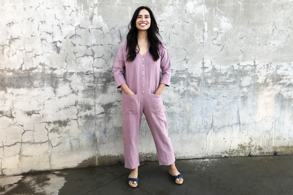 HFG - Orchid Handwoven Jumpsuit - Small/Medium