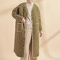 a mente - Olive Quilted Coat - Small/Medium