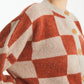 Rita Row - Checkered Mohair Cardigan - Large