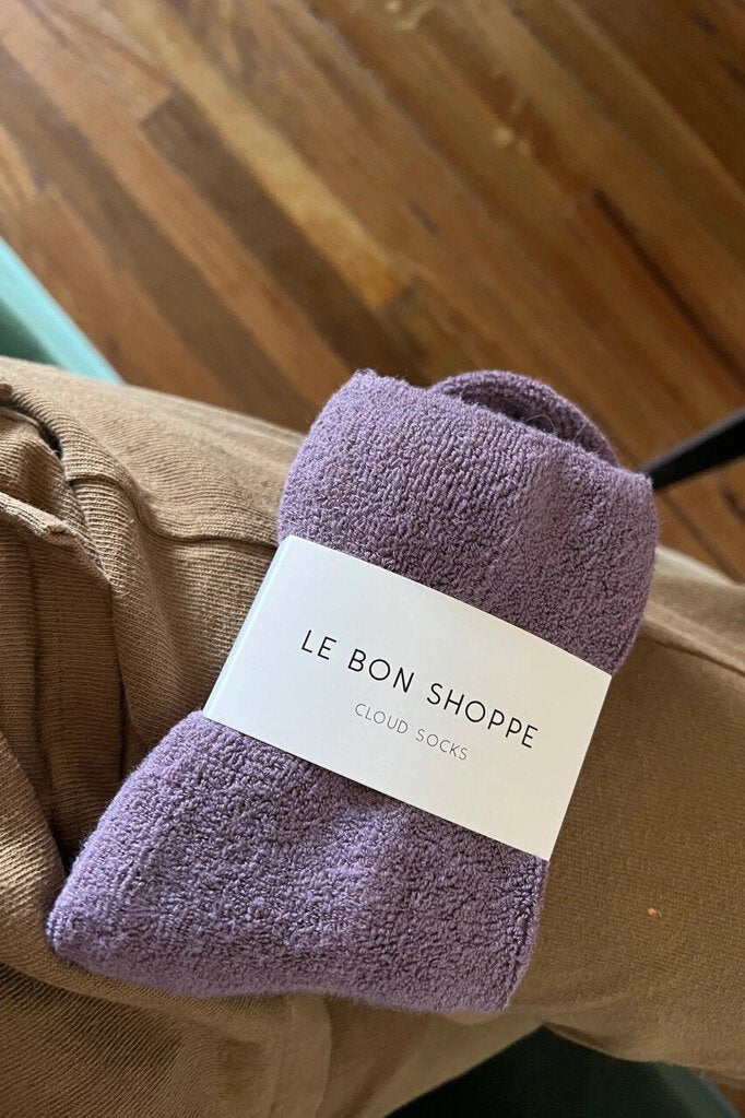 Le Bon Shoppe - Cloud Socks - Plum