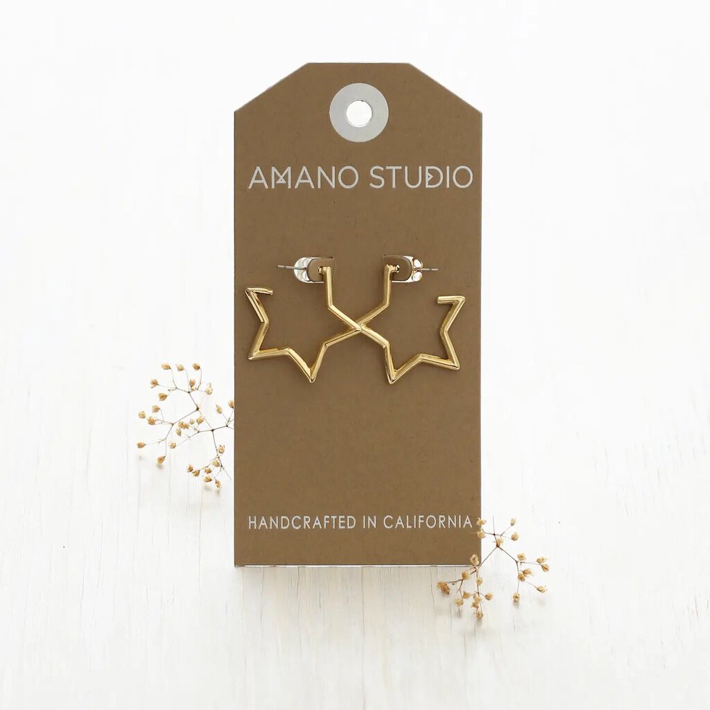 Amano Studio - Star Hoop Earrings