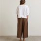 a mente - Ink + Copper Checkered Linen Pants - Medium/Large