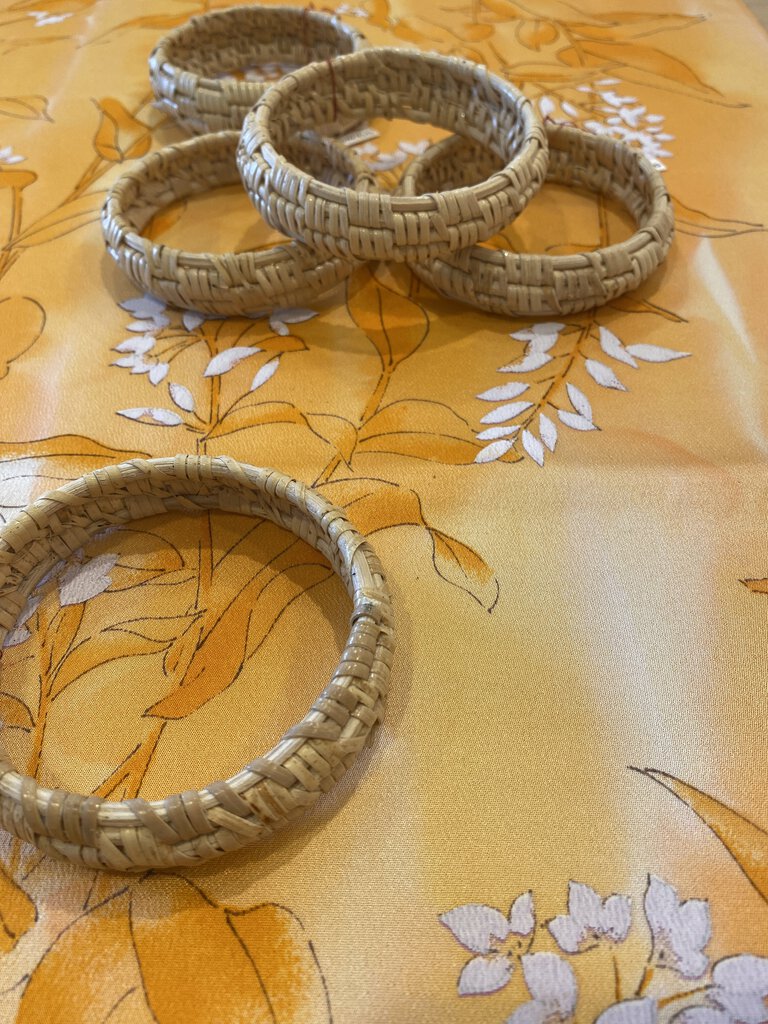 Village Thrive - Woven Rattan Bangle