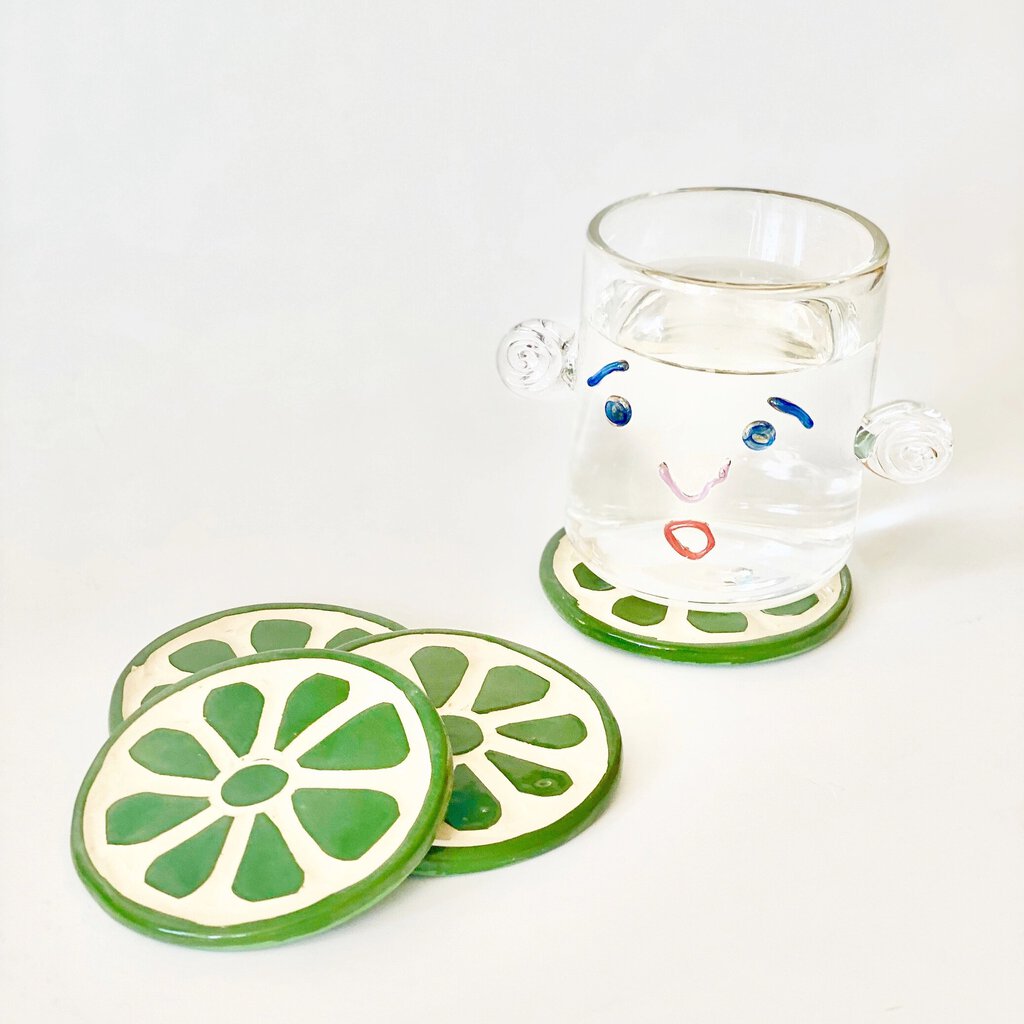 SMO Ceramics - Citrus Fruit Coasters - Set of 4