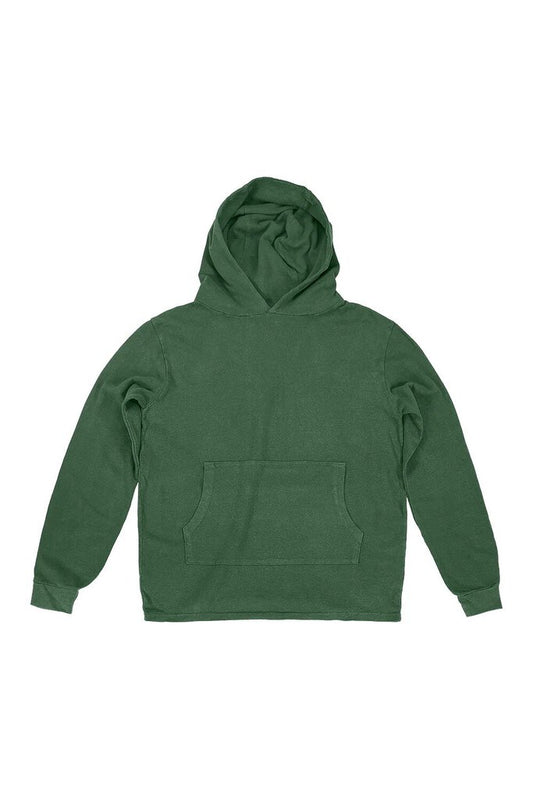 Jungmaven - Santa Cruz Hooded Hemp Sweatshirt - Hunter Green - XLarge (1X)