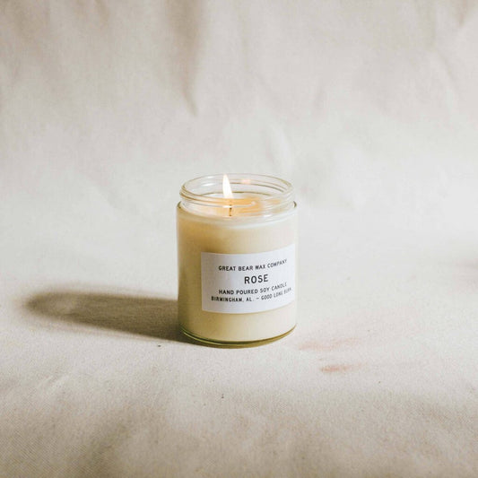 Great Bear Wax Co. Soy Candle - 6oz - ROSE