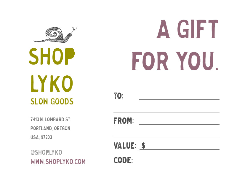 Shop Lyko Gift Card
